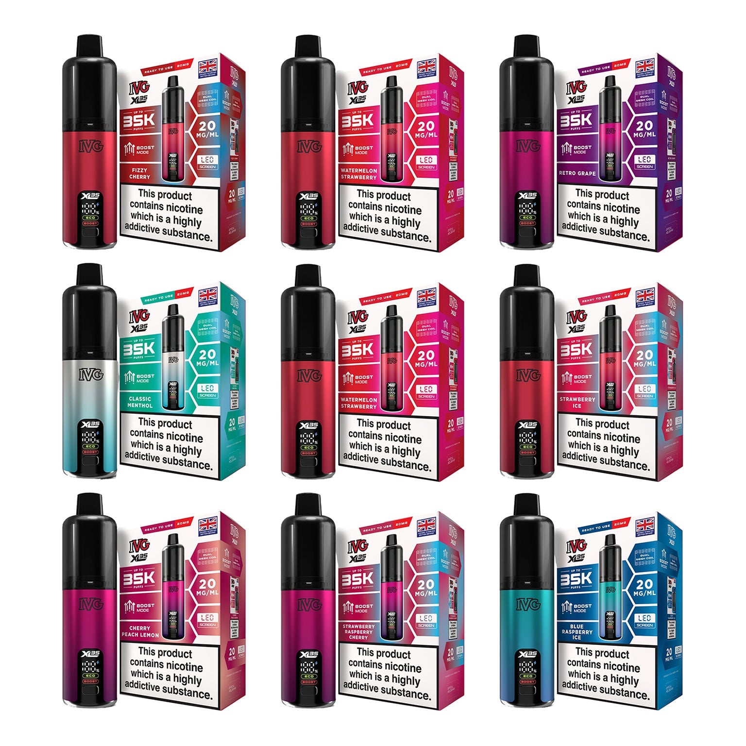 IVG XL 35K Prefilled Pod Vape Kit