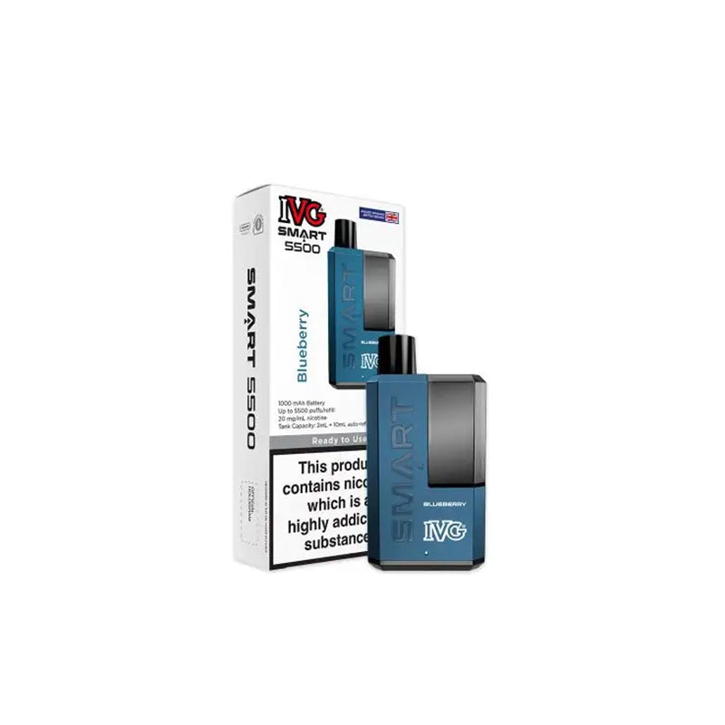 IVG-Smart-5500-Disposable-Bar-Blueberry  800 × 800px