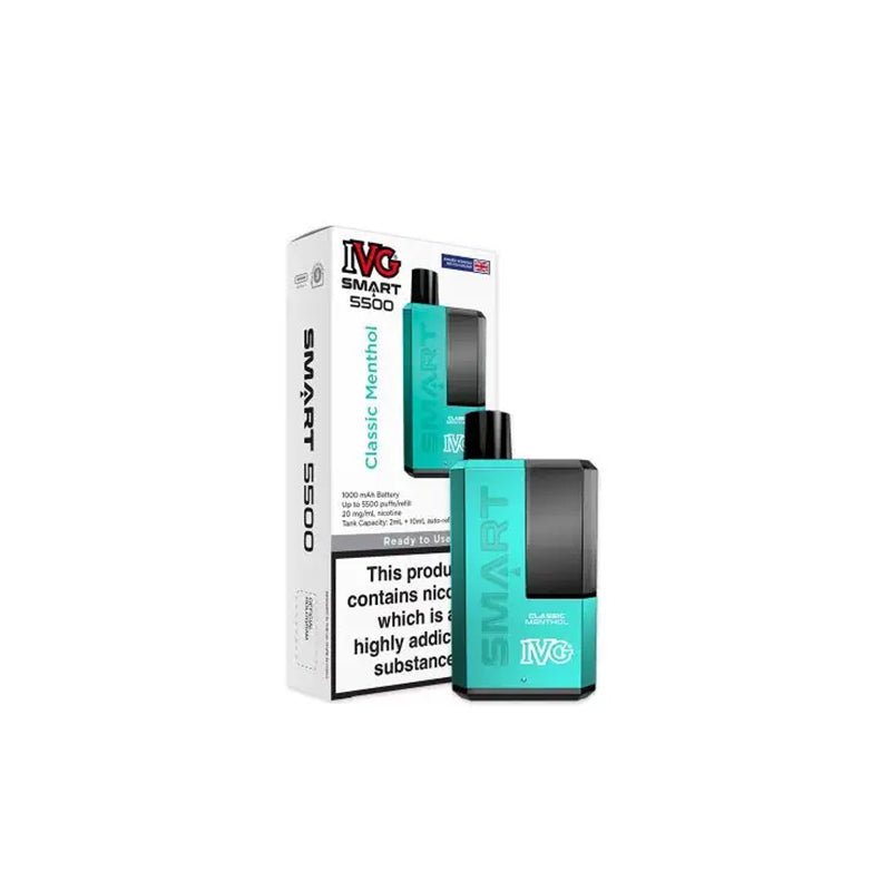 IVG-Smart-5500-Disposable-Bar-Classic-Menthol  800 × 800px