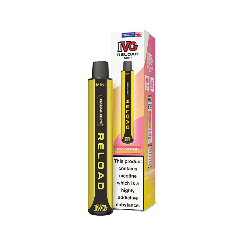 IVG Reload Mini 600 Prefilled Pod Vape Kit (Pack of 10)
