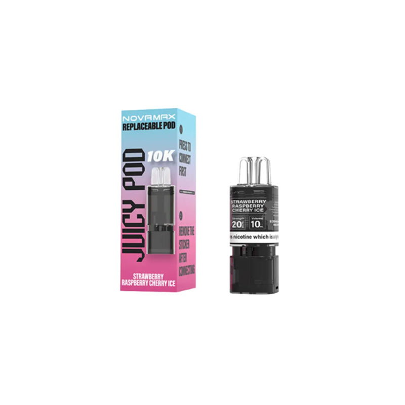 Juicy-Pod-Novamax-Prefilled-Pods-Strawberry-Raspberry-Cherry-Ice