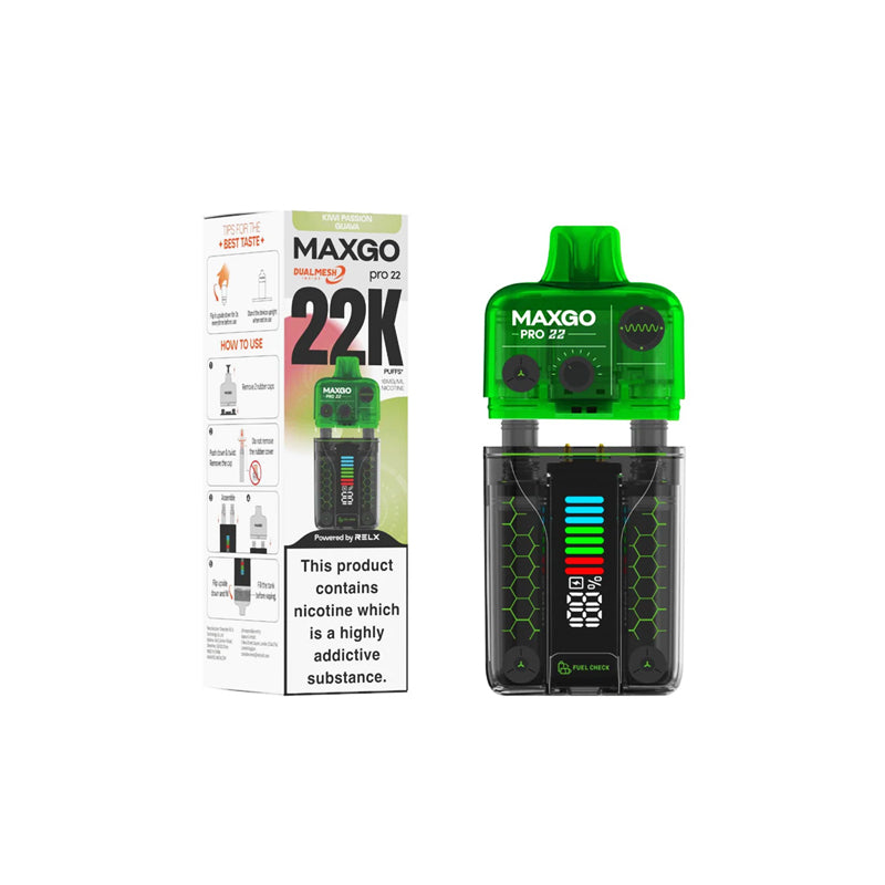 Relx-Maxgo-Pro-22-Disposable-Vape-Kiwi-Passion-Guava