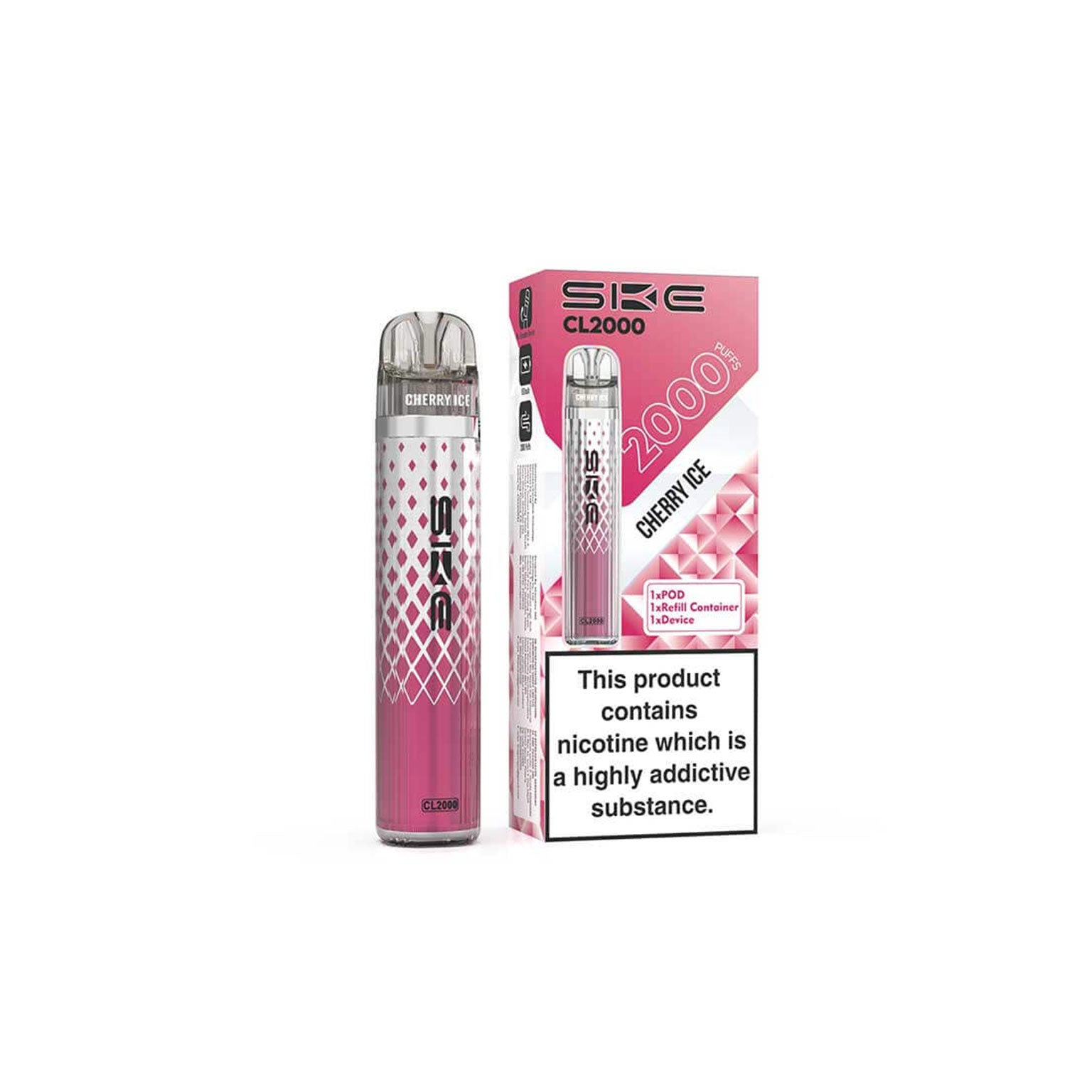 SKE CL 2000  Prefilled Pod Vape Kit