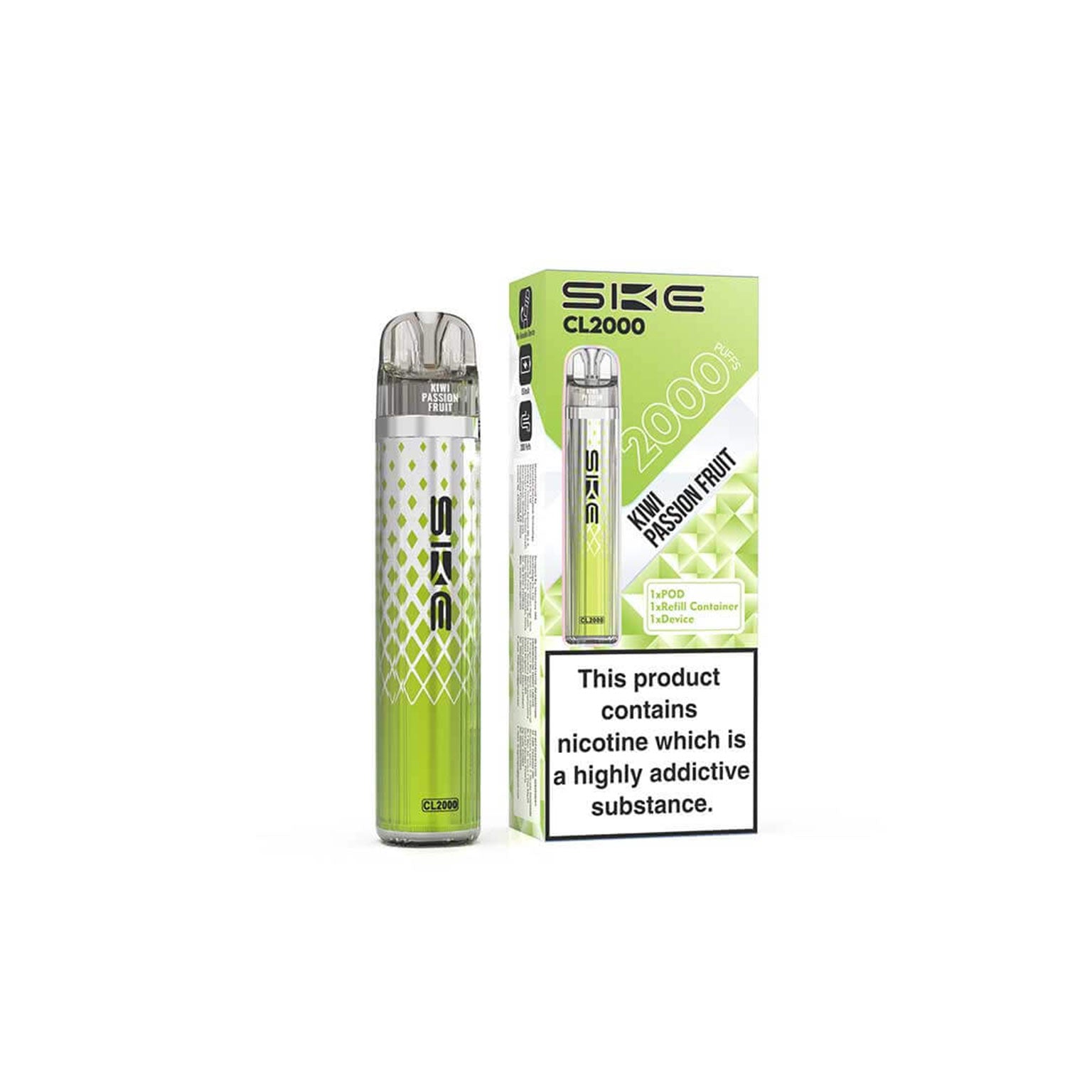 SKE CL 2000  Prefilled Pod Vape Kit