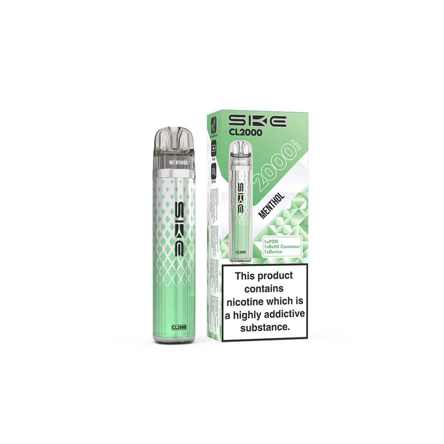 SKE CL 2000  Prefilled Pod Vape Kit