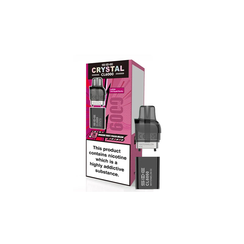 Ske-Crystal-CL6000-Prefilled-Pods-Dragon-Fruit-Peach-Melon