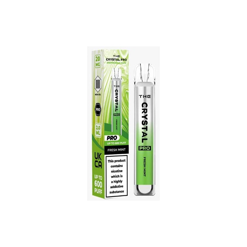 Crystal Bar The Pro 600 Puffs Disposable Vape Kit  (Buy 3 Get 1 Free)