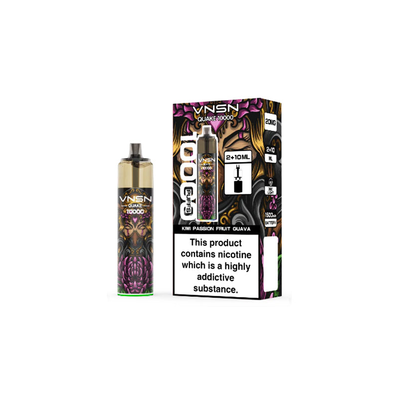 VNSN-Quake-10K-Prefilled-Pod-Vape-Kit-Kiw-Passionfruit-Guava