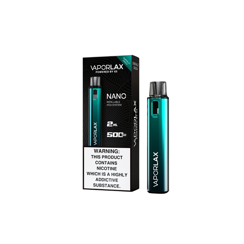 Vaporlax-Nano-Pod-Vape-Kit-Emelerd-Green