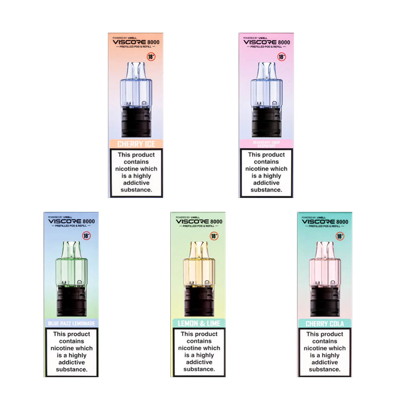 Uwell Viscore 8000 20mg Prefilled Replacement Pods
