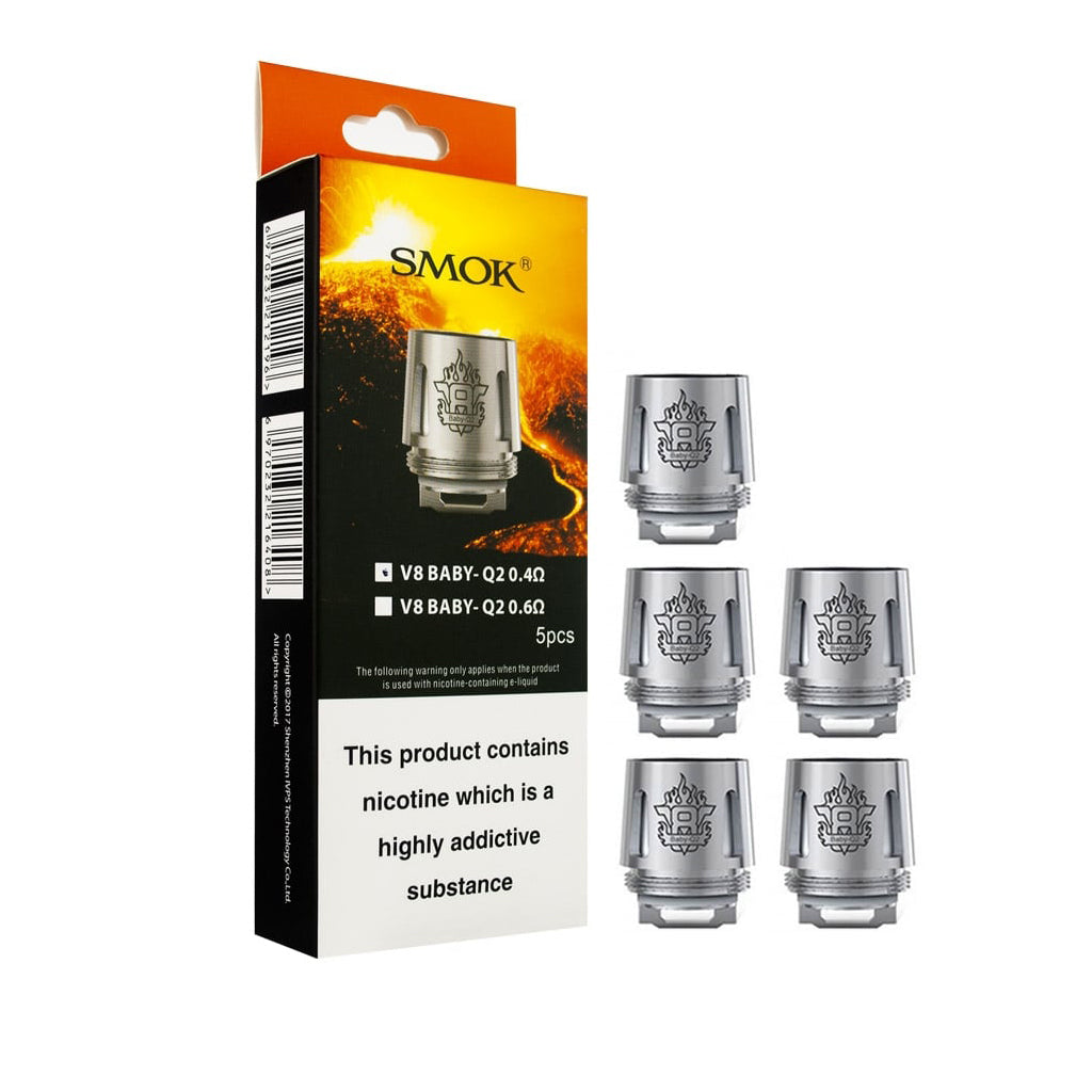 Smok TFV8 Baby Beast Q2 0.4, 0.6Ω Replacement Coils