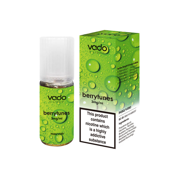 Vado E Liquid Berry Tunes 10ml E Juice (50VG/50PG)