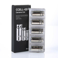 VAPORESSO cCELL GD SS CERAMIC COILS 0.5ohm 0.6ohm COILS HEAD