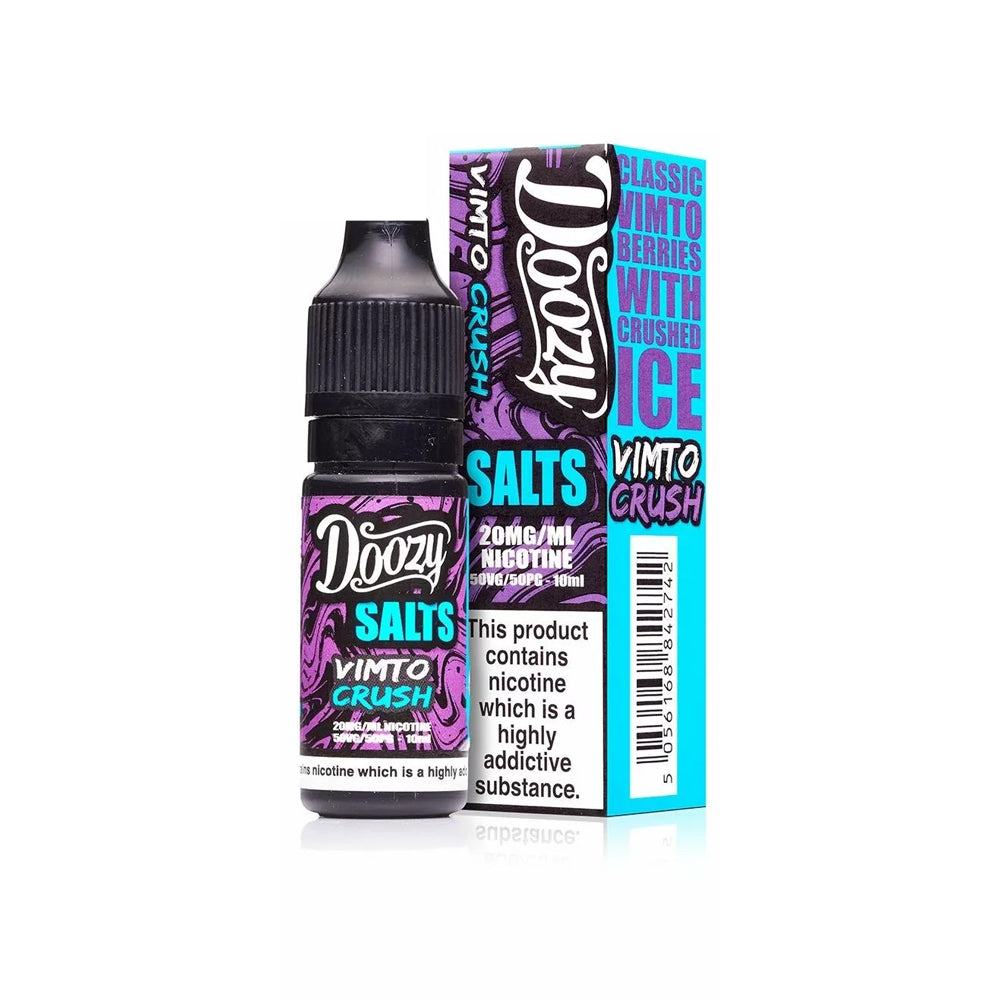 DOOZY 10 x 10ml flavored Nic Salt 10mg/20mg VG/PG 50/50