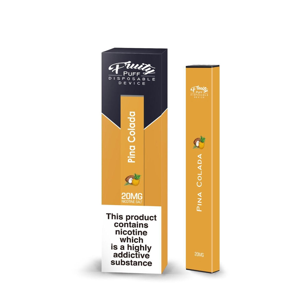 Fruity Puff Disposable Device 20mg Nic Salt 300 Puffs Bar Vape Kit