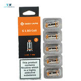 Geekvape G Coil 1.8ohm Pack Of 5 Replacement Coils 1.8Ω Heads Cartridge 7W - 9W