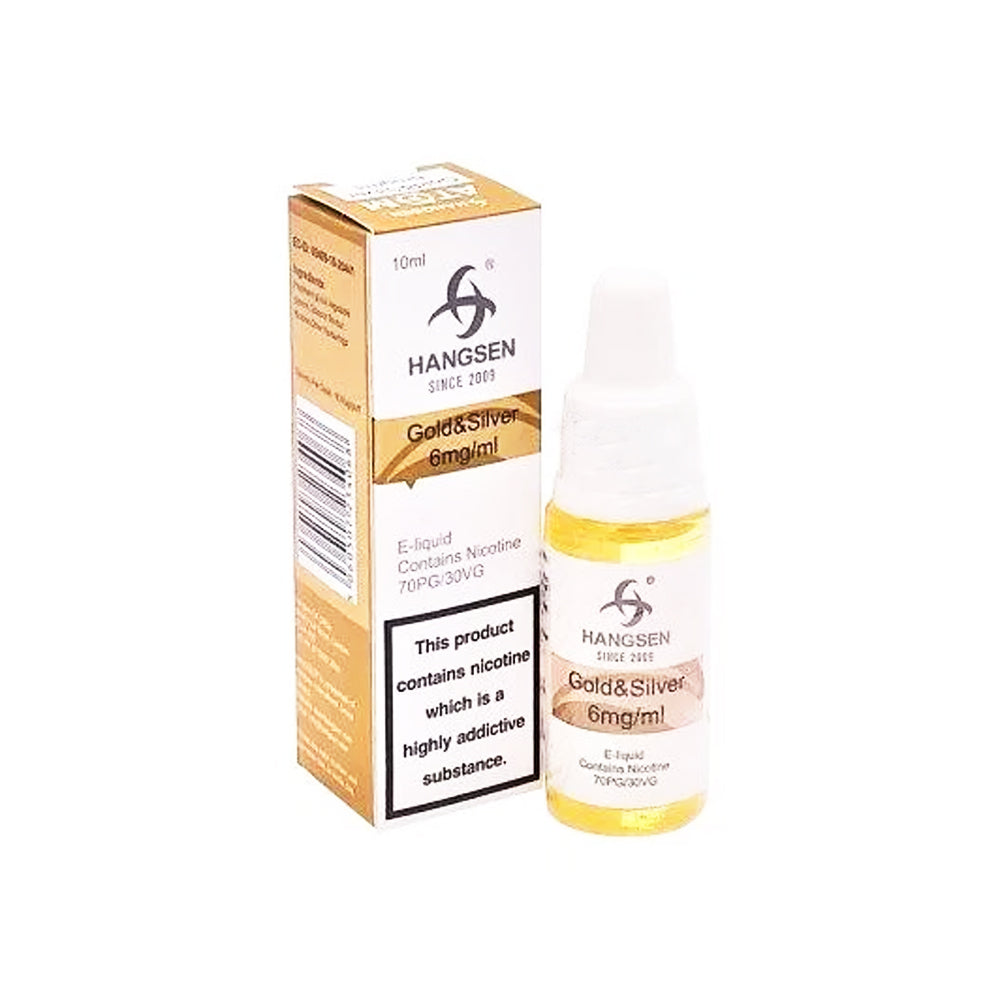 Hangsen 10ml TPD e liquid Silver & Gold