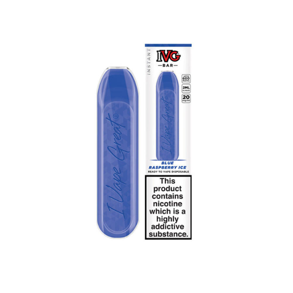 IVG BARS 20mg 600 Puffs Disposable Vape Bars (Buy 3 Get 1 Free)