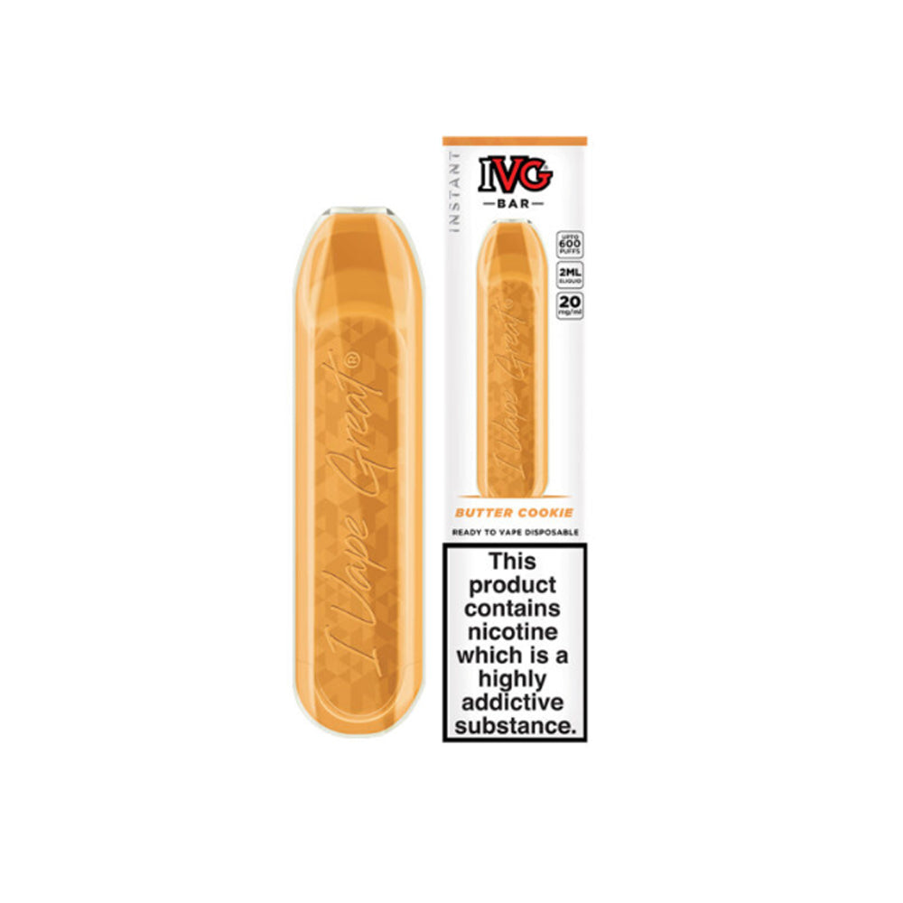IVG BARS 20mg 600 Puffs Disposable Vape Bars (Buy 3 Get 1 Free)