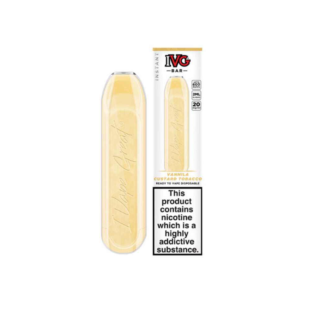 IVG BARS 20mg 600 Puffs Disposable Vape Bars (Buy 3 Get 1 Free)