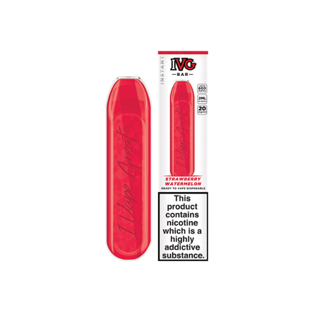IVG BARS 20mg 600 Puffs Disposable Vape Bars (Buy 3 Get 1 Free)