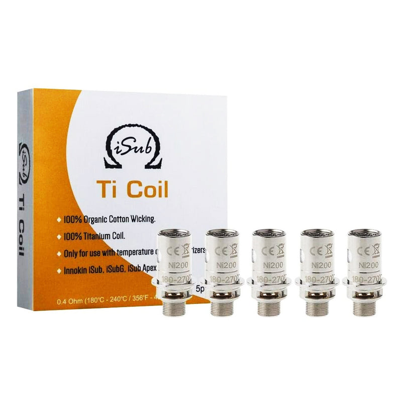 Innokin iSub Ti Titanium 0.4 ohm Replacement Coils