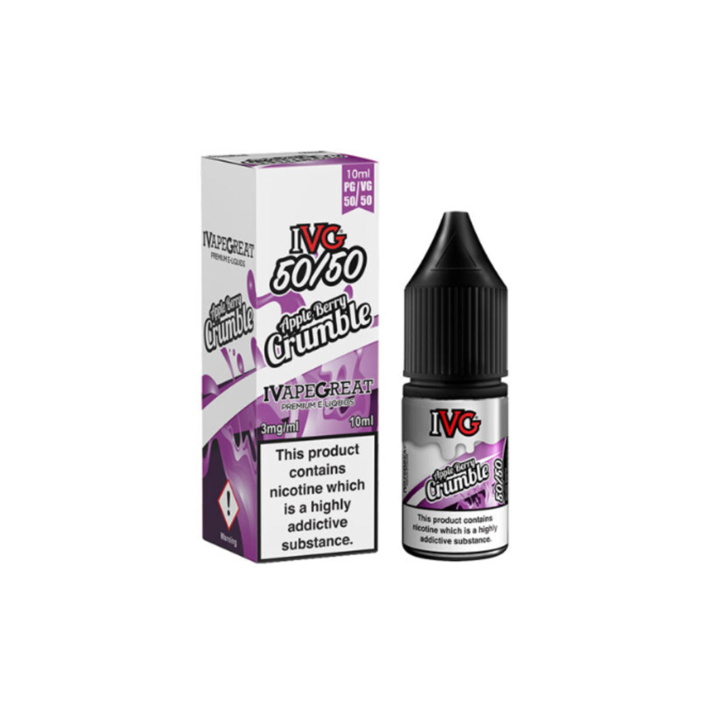 IVG 50/50 12mg 10ml X 10 Bottles E liquid