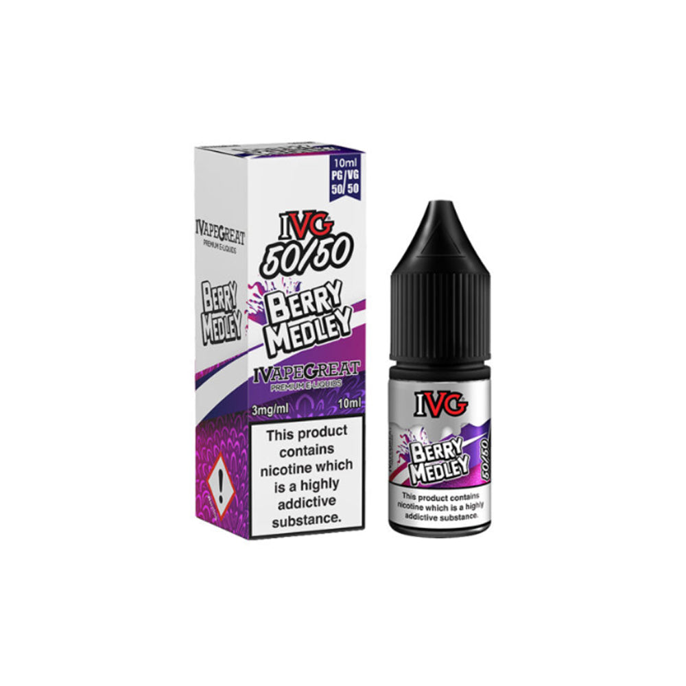 IVG 50/50 18mg 10ml X 10 Bottles E liquid