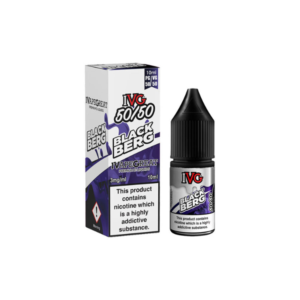 IVG 50/50 12mg 10ml X 10 Bottles E liquid