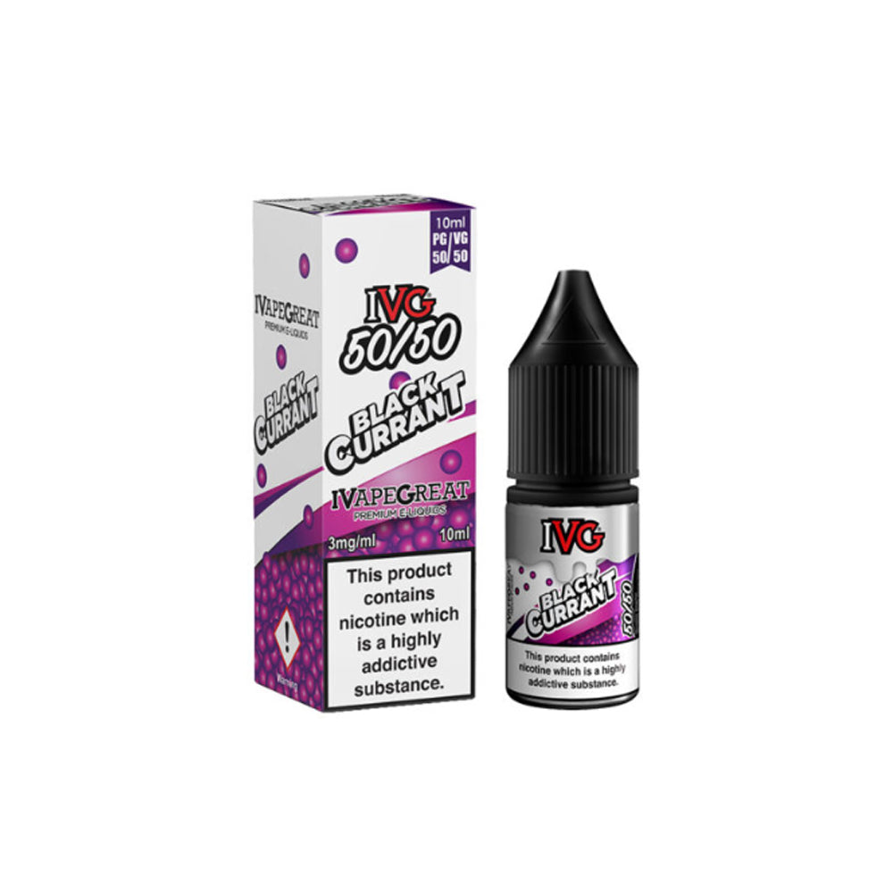 IVG 50/50 3mg 10ml X 10 Bottles E liquid