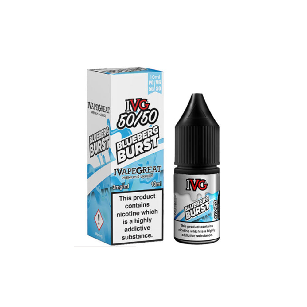 IVG 50/50 18mg 10ml X 10 Bottles E liquid