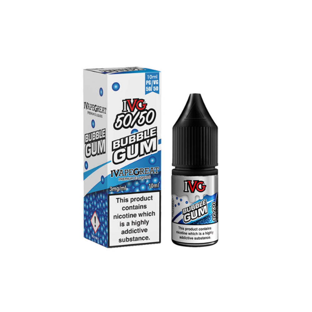 IVG 50/50 3mg 10ml X 10 Bottles E liquid