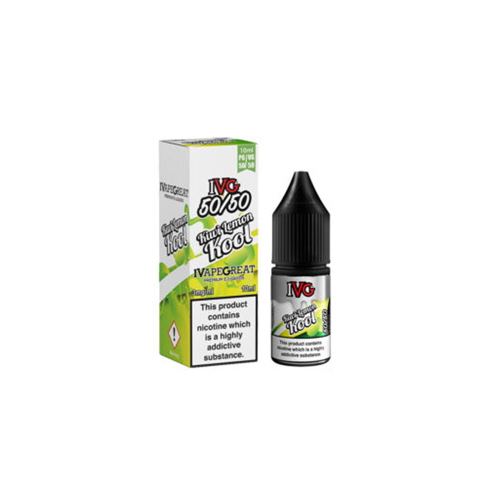 IVG 50/50 18mg 10ml X 10 Bottles E liquid
