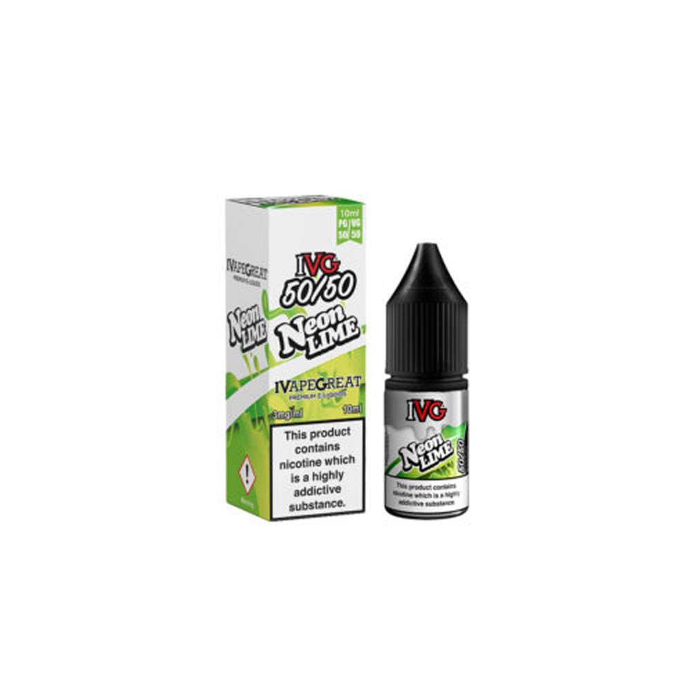 IVG 50/50 3mg 10ml X 10 Bottles E liquid