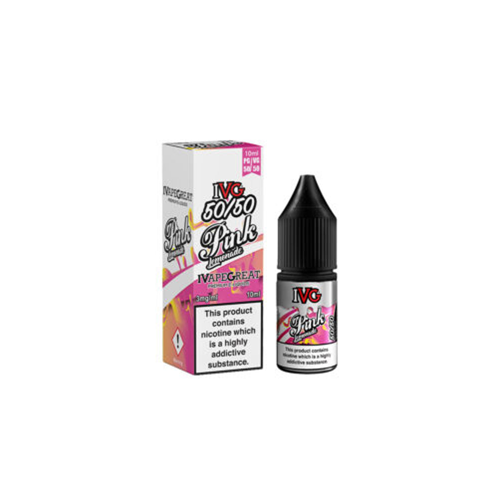 IVG 50/50 3mg 10ml X 10 Bottles E liquid