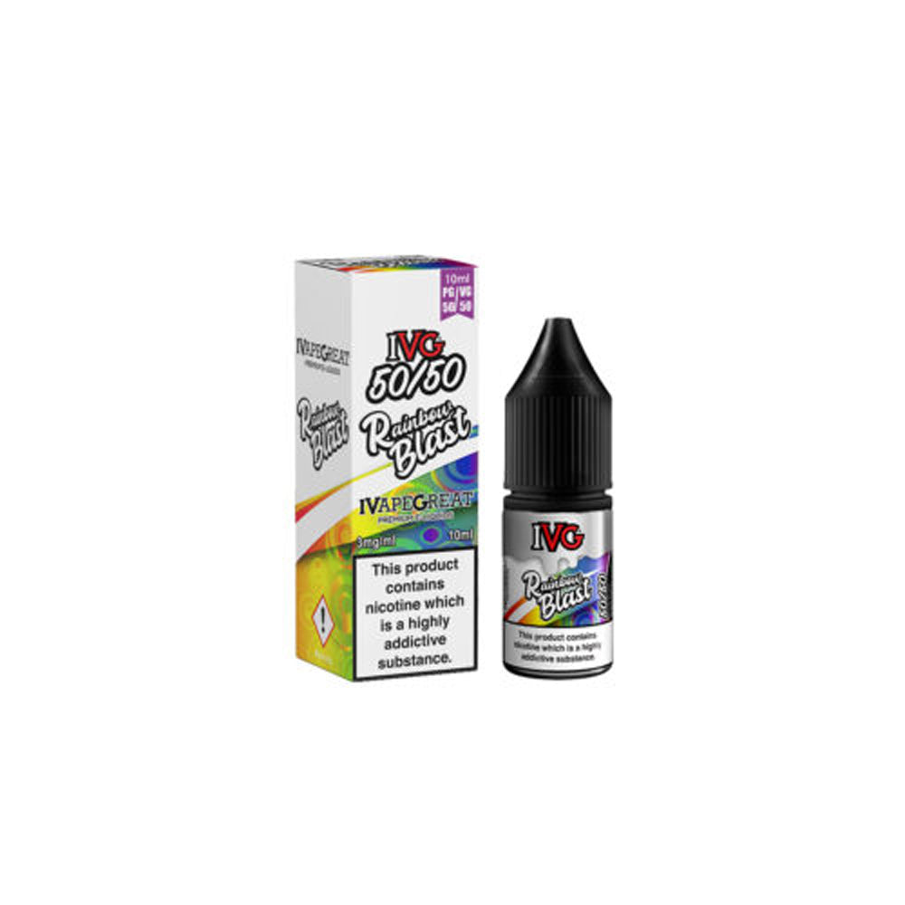 IVG 50/50 3mg 10ml X 10 Bottles E liquid