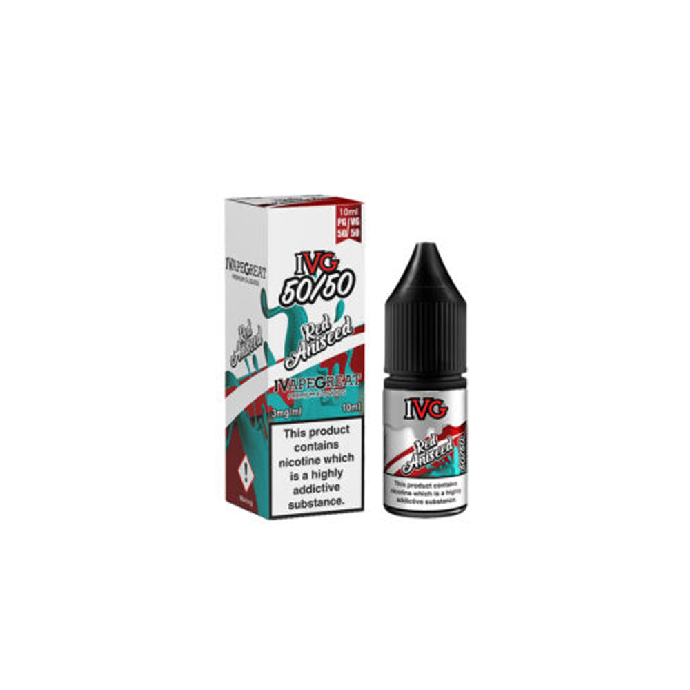 IVG 50/50 3mg 10ml X 10 Bottles E liquid