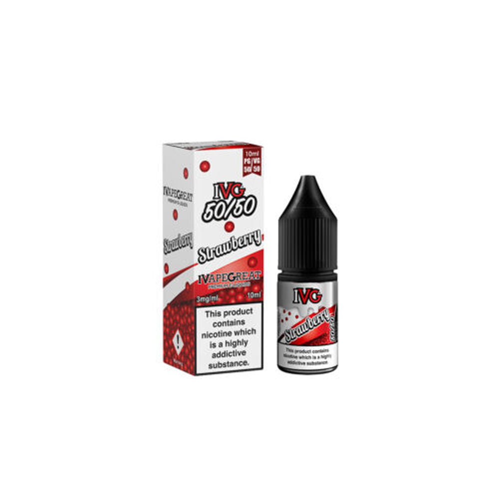 IVG 50/50 3mg 10ml X 10 Bottles E liquid