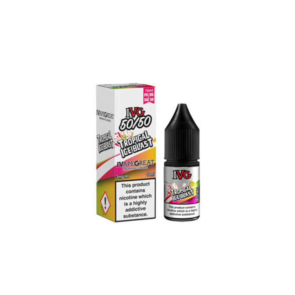 IVG 50/50 3mg 10ml X 10 Bottles E liquid