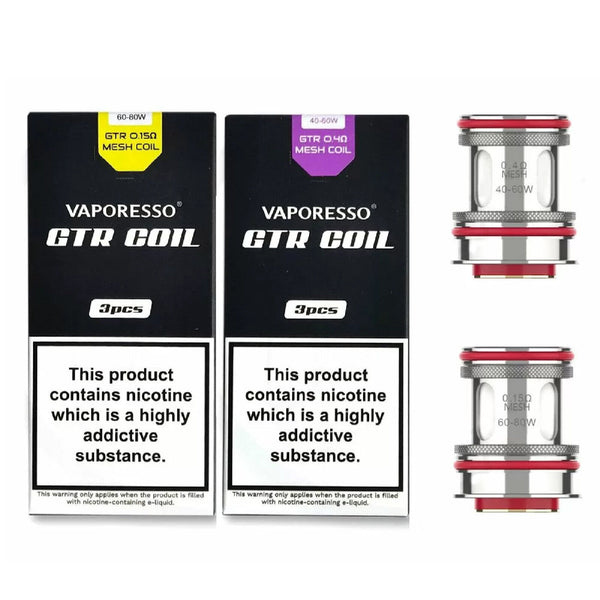 Vaporesso GTR Coil Mesh 0.4Ω 0.15Ω Replacement Coils Pack Of 3 Coils