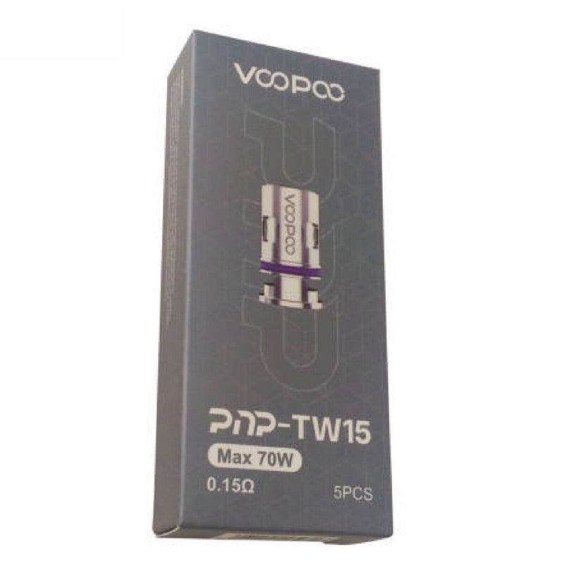 VooPoo PnP TW15 0.15Ω Replacement Coils 55-70w (Pack Of 5)