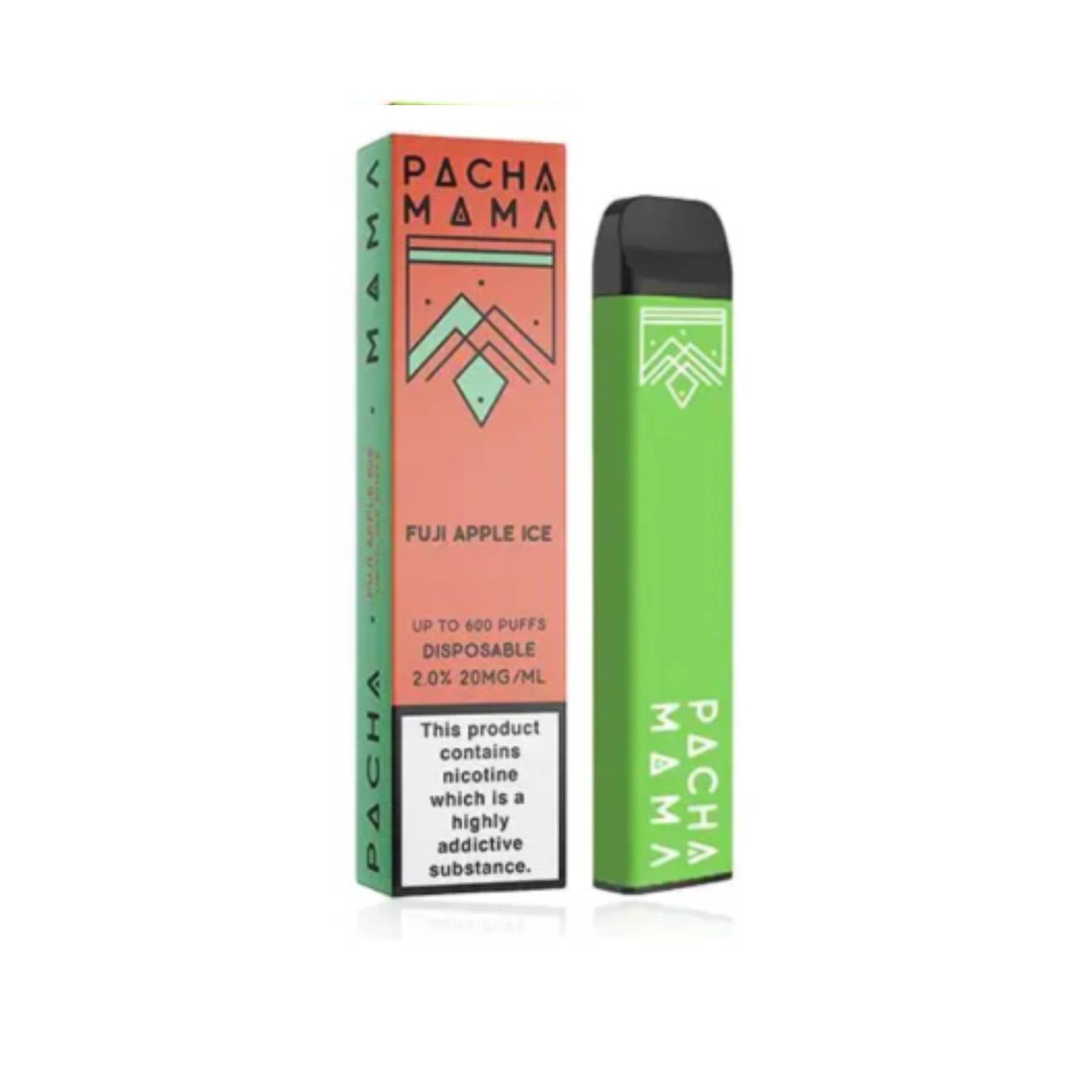 Pacha Mama Disposable Vape Device 600 Puffs Fiji Apple Ice