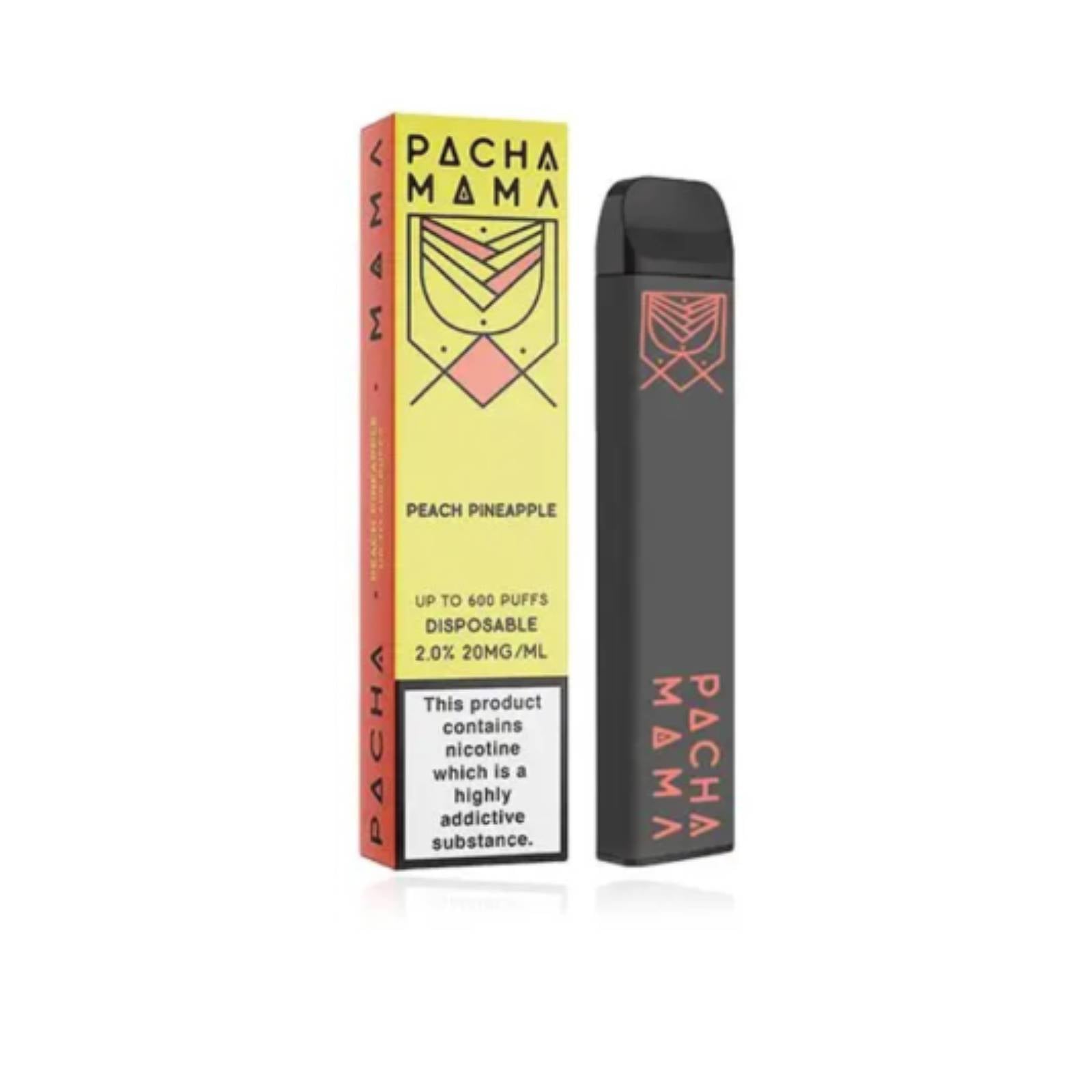 Pacha Mama Disposable Vape Device 600 Puffs Peach Pineapple