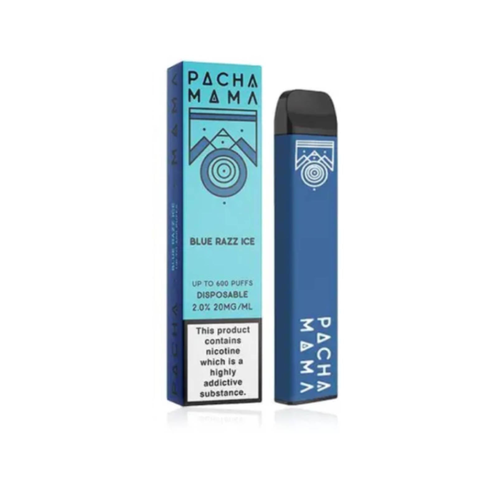 Pacha Mama Disposable Vape Device 600 Puffs Blue Razz Ice