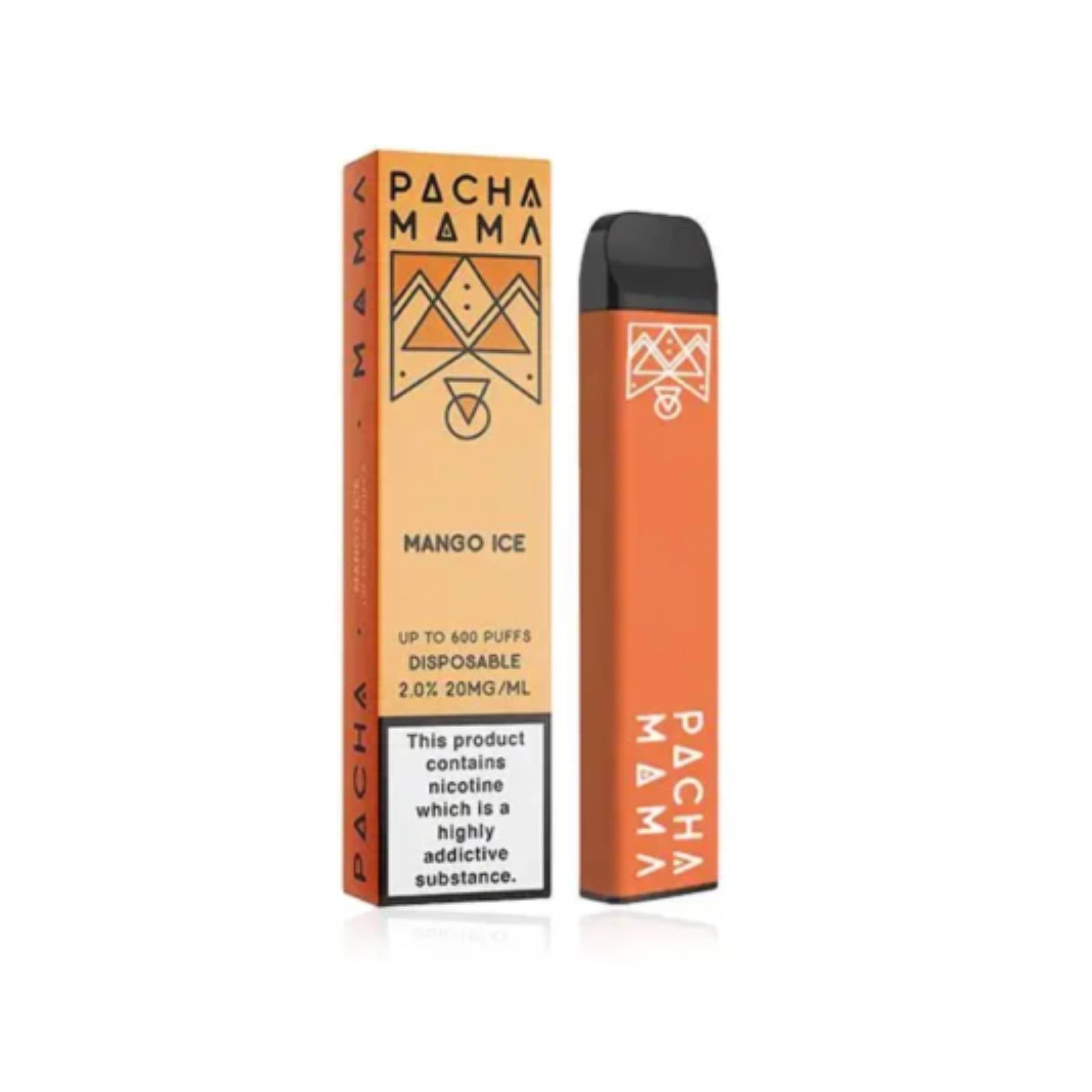 Pacha Mama Disposable Vape Device 600 Puffs Mango Ice