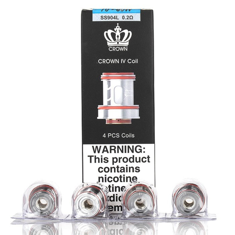 Uwell Crown 4 (IV) - 0.2Ω, 0.4Ω, 0.23Ω & 0.25Ω Mesh Replacement Coils