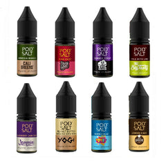 POD SALT Juice 10x10/20ml Nic Salt 50/50 VG/PG