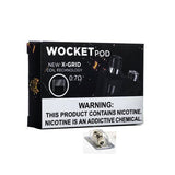 SNOWWOLF WOCKET Replacement Pods 0.7 Ohm X-Grid MESH Coils - Xgrid