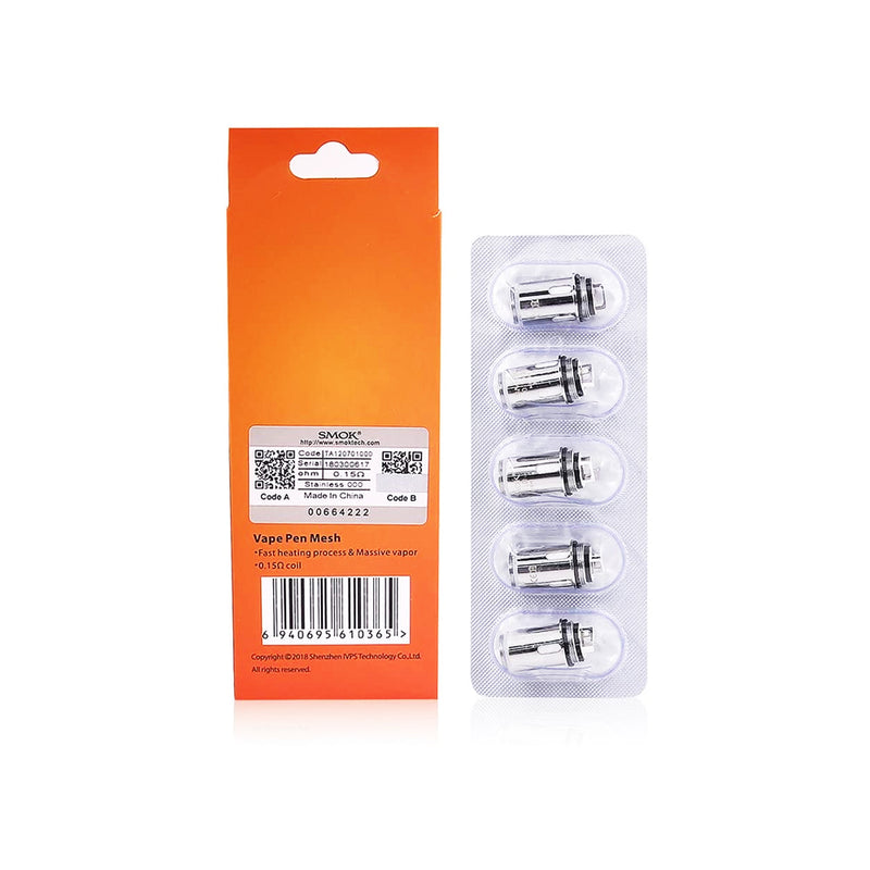 SMOK Vape Pen Mesh 0.15Ω Replacement Coils