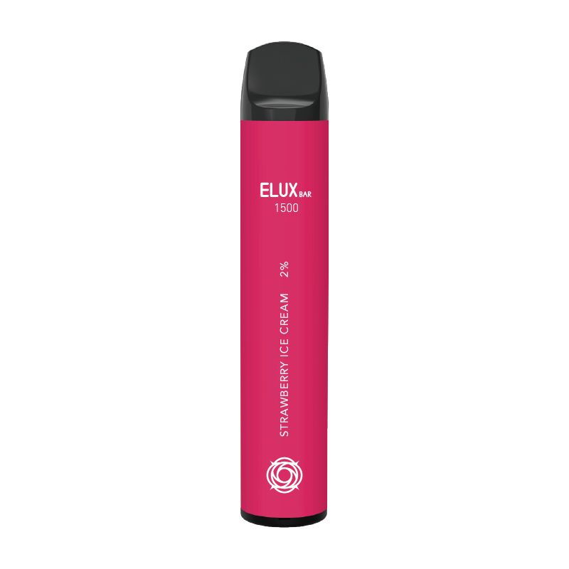 ELUX BAR 1500 Puffs Disposable Pod Device Strawberry Ice Cream